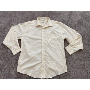 Joseph & Feiss Button Up‎ Shirt Mens 17 34-35 Long Sleeve Cotton Non-Iron